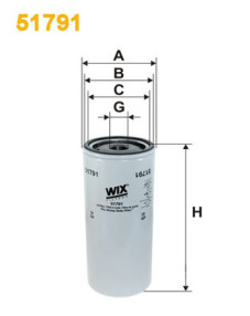 51791 WIX FILTERS olejový filter 51791 WIX FILTERS