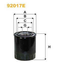 92017E Filtr, pracovní hydraulika WIX FILTERS