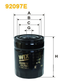 92097E WIX FILTERS filter pracovnej hydrauliky 92097E WIX FILTERS