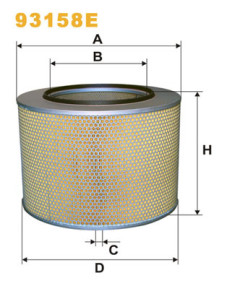 93158E Vzduchový filtr WIX FILTERS