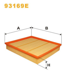 93169E Filtr, vzduch v interiéru WIX FILTERS