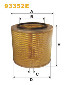 93352E Vzduchový filtr WIX FILTERS
