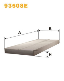 93508E WIX FILTERS filter vnútorného priestoru 93508E WIX FILTERS