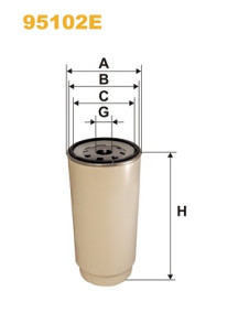 95102E WIX FILTERS palivový filter 95102E WIX FILTERS