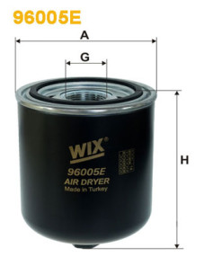 96005E Vysoušeč vzduchu, pneumatický systém WIX FILTERS