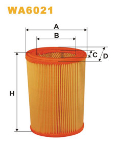 WA6021 Vzduchový filtr WIX FILTERS