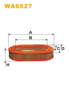 WA6027 Vzduchový filtr WIX FILTERS