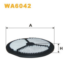 WA6042 Vzduchový filtr WIX FILTERS