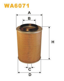 WA6071 Vzduchový filtr WIX FILTERS