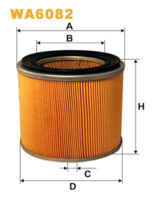 WA6082 Vzduchový filtr WIX FILTERS