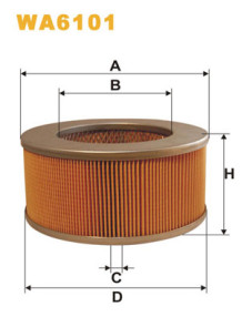 WA6101 Vzduchový filtr WIX FILTERS