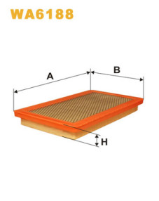 WA6188 Vzduchový filtr WIX FILTERS