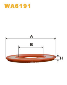 WA6191 Vzduchový filtr WIX FILTERS