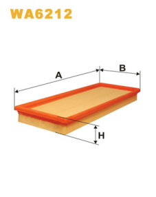 WA6212 Vzduchový filtr WIX FILTERS