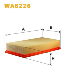 WA6226 Vzduchový filtr WIX FILTERS