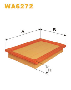 WA6272 Vzduchový filtr WIX FILTERS