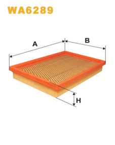 WA6289 Vzduchový filtr WIX FILTERS