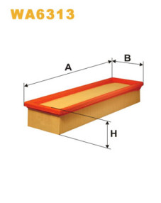 WA6313 Vzduchový filtr WIX FILTERS