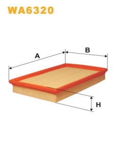 WA6320 Vzduchový filtr WIX FILTERS