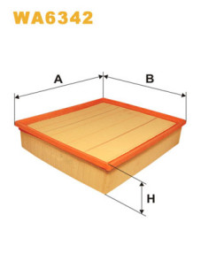 WA6342 Vzduchový filtr WIX FILTERS