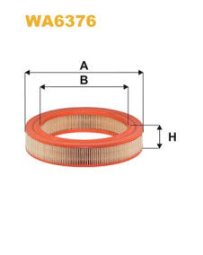 WA6376 Vzduchový filtr WIX FILTERS