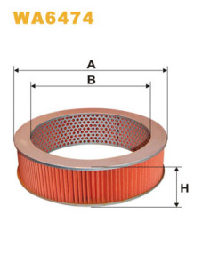 WA6474 Vzduchový filtr WIX FILTERS