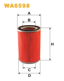 WA6598 Vzduchový filtr WIX FILTERS