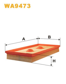 WA9473 Vzduchový filtr WIX FILTERS