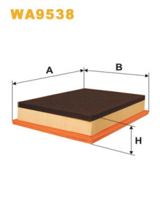 WA9538 Vzduchový filtr WIX FILTERS