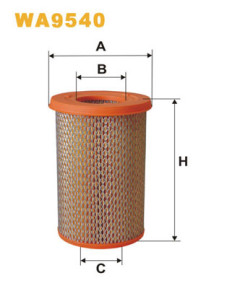 WA9540 Vzduchový filtr WIX FILTERS