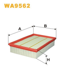 WA9562 Vzduchový filtr WIX FILTERS