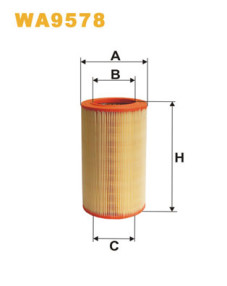 WA9578 Vzduchový filtr WIX FILTERS