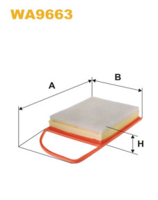 WA9663 Vzduchový filtr WIX FILTERS