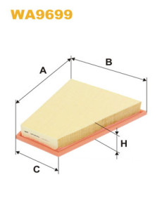 WA9699 Vzduchový filtr WIX FILTERS