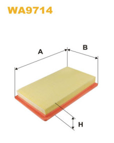WA9714 Vzduchový filtr WIX FILTERS