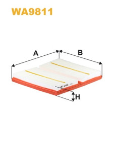 WA9811 Vzduchový filtr WIX FILTERS