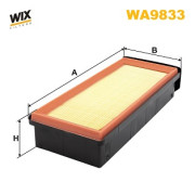 WA9833 WIX FILTERS vzduchový filter WA9833 WIX FILTERS
