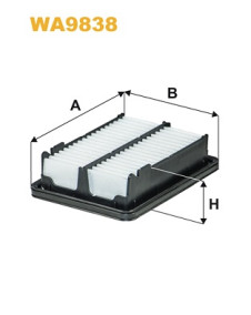 WA9838 Vzduchový filtr WIX FILTERS