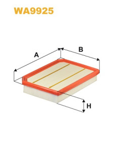 WA9925 Vzduchový filtr WIX FILTERS