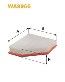 WA9966 Vzduchový filtr WIX FILTERS