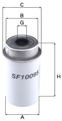 WF10095 Palivový filtr WIX FILTERS