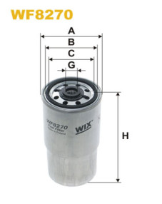 WF8270 Palivový filtr WIX FILTERS