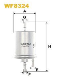 WF8324 Palivový filtr WIX FILTERS