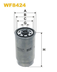 WF8424 Palivový filtr WIX FILTERS