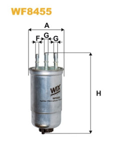 WF8455 Palivový filtr WIX FILTERS