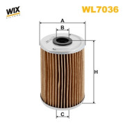 WL7036 Olejový filtr WIX FILTERS