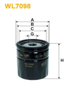 WL7098 Filtr, odvzdusneni klikove skrine WIX FILTERS