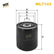 WL7143 Filtr, pracovní hydraulika WIX FILTERS