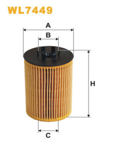 WL7449 Olejový filtr WIX FILTERS