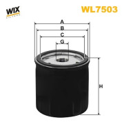 WL7503 Olejový filtr WIX FILTERS